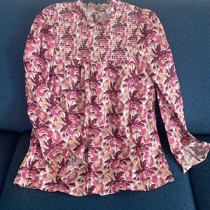 J Crew Liberty shirt XXS